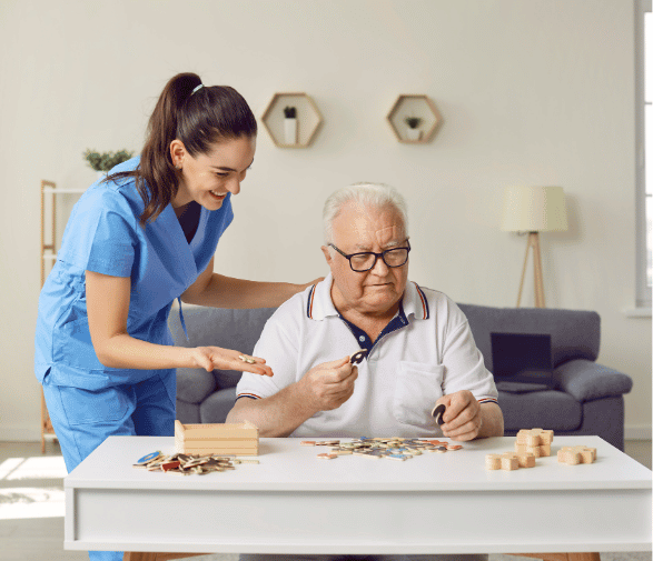 Care for parent who is showing signs of dementia in White Plains